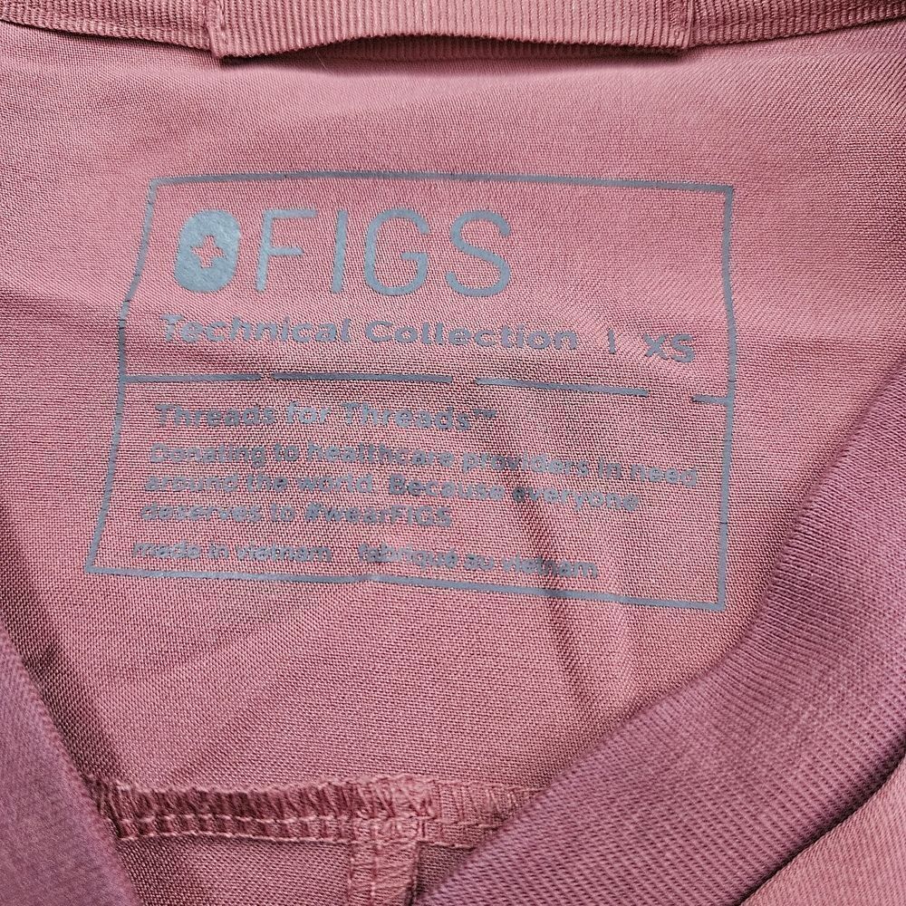 Figs Scrub Top ( I Will Iron Before Ship) - Picture 5 of 6